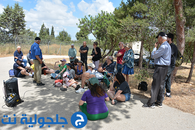 حراك نقف معا ينظم جولة في قرية خريش المهجرة 
